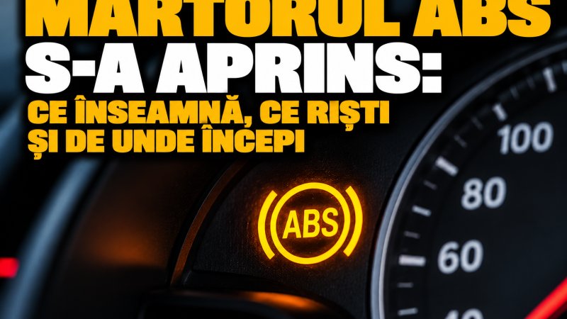 Martorul ABS s-a aprins: ce înseamnă, ce riști și de unde începi